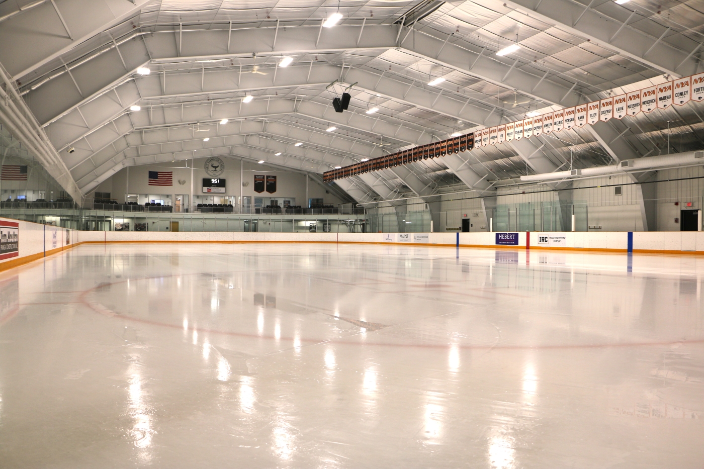Travis Roy Ice Arena ice sheet